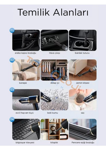 LT-132 Mini Çok Fonksiyonlu Şarjlı Araç Süpürgesi El Süpürgesi modelleri