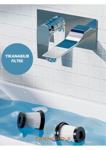 LT-132 Mini Çok Fonksiyonlu Şarjlı Araç Süpürgesi El Süpürgesi fırsatları