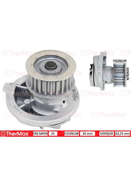 x Devirdaim Astra F-G-Vectra A-B-Omega B-Kadett E-Calibra A 1.8i 16V-1.7D-2.0I 16V T 1334041 Dpmah