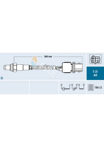 Egsoz Sensoru Hego Sensor Volvo C70 I S60 I S80 I V70 I XC70 Xc 90 Dpmah