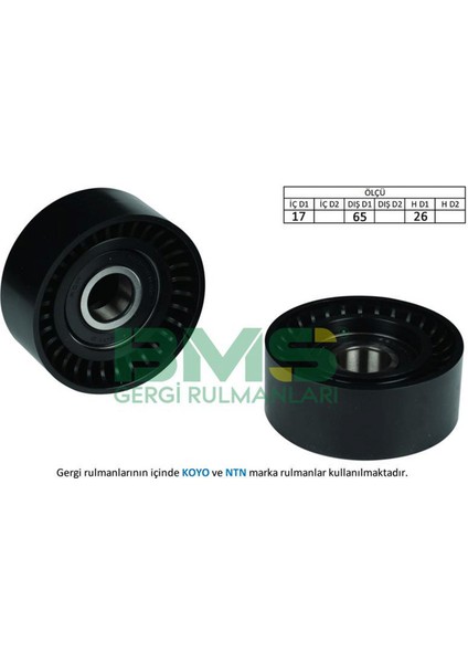 Alternatör Gergi Rulmani Clio Ii-Kangoo-Megane Ii-Modus-Micra Iii 1.5 Dci K9K-MEGANE Ii 1.4-1.6 16V Dpmah