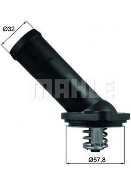 Termostat 92C Vw A1 1.6tdi Golf Plus 1.6tdi Dpmah