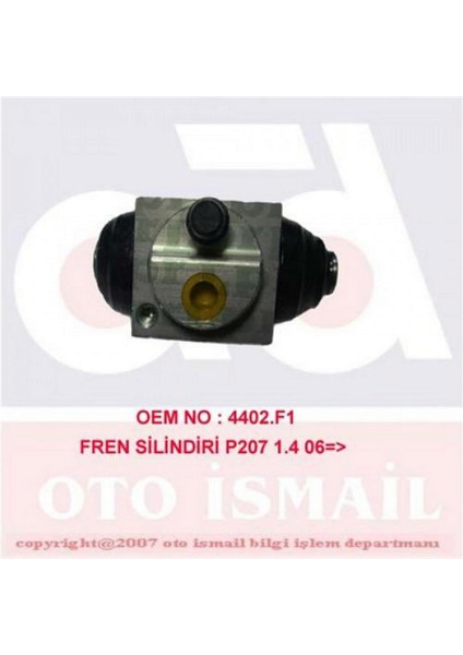 Fren Silindiri [ Peugeot 207 1.4/1.4 16V/1.4 Hdi 2006- Absli (20,64MM) ] Dpmah