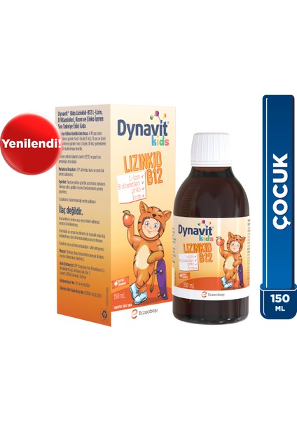 Kids Lizinkid B12 150 Ml