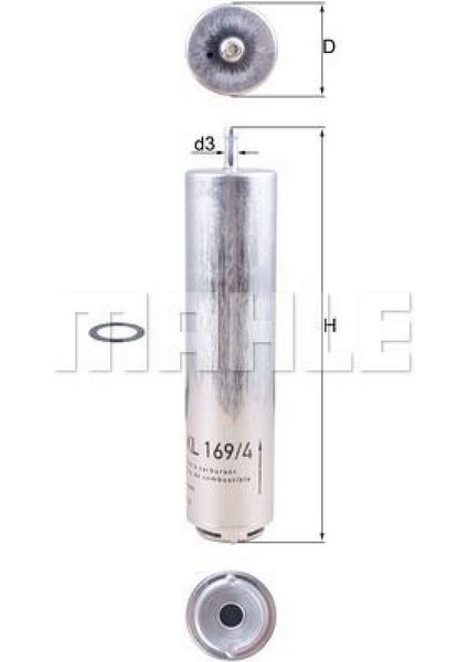 Yakit Filtresi Bmw 1 E81-E87-E82-E88 116D-118D-120D-123D-BMW 3 E46 330-BMW 5 E60 520-525-530 Dpmah