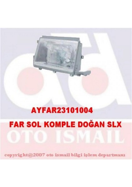 Far Sol [ Doğan Şahin Kartal Slx 1993- (H4) ] Dpmah