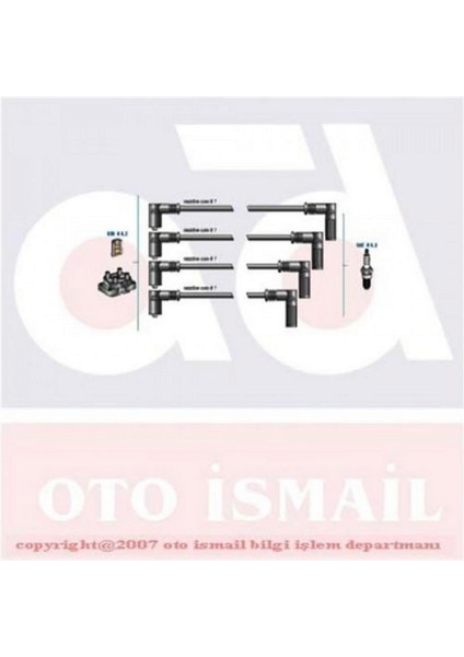 Buji Kablo Tk Tmpr 1.4-1.6 Enj.-Tipo 1.6 93-96 Dpmah