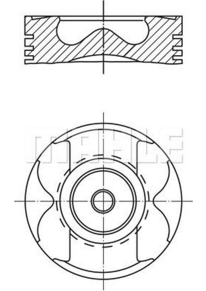 Motor Piston Segman 0.50 Master-Movano 2.5 Dci G9U 04 89.50 Dpmah