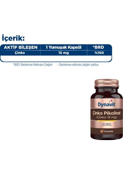 Çinko Pikolinat 60 Tablet