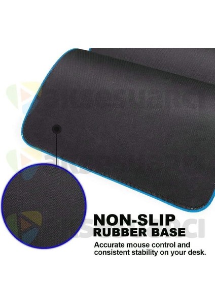 80X30CM Büyük Boy Xxl Resimli Desenli Mousepad Rgb LED Işıklı Gaming Gamer Oyuncu Mouse Pad (Prızma)