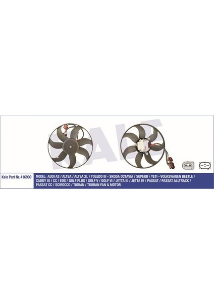 416900 Fan Motoru Golf V 03- 1.4 Tsı 1.9 Tdı 2.0 Tdı Golf Vı