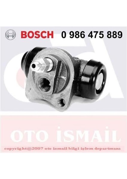 986475889 Fren Silindiri Daewoo Matız Klya Oe No 96320670 17.5mm