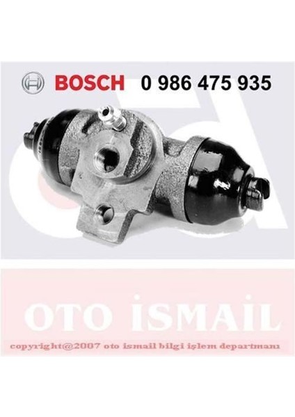 986475935 Fren Silindiri Transporter T4 90- 20,6mm