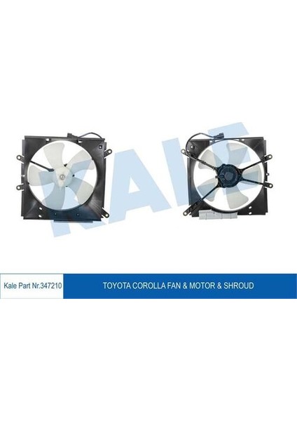 347210 Fan Motoru Davlumbazlı Corolla Uyumlu