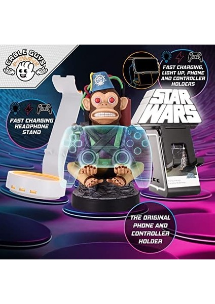 Cable Guy- Thanos Marvel Controller Cep Telefonu Tablet Tutucu Figür Masa Dekorasyonu Taraftar Ürünü