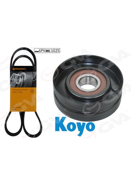 Alternatör Gergi Kiti Kütüksüz Golf7-A3-Leon-Caddy-Tiguan 13 1.6-2.0tdi Clha-Crkb-Clhb-Crka K016PK1025 Dpmah