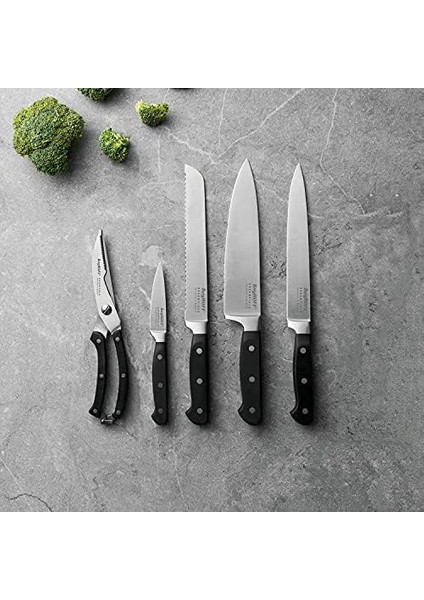 - Essentials Paslanmaz Çelik Solid Oyma Bıçağı 20 cm