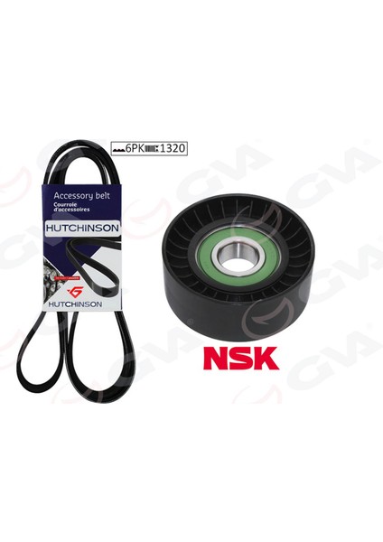 Alternatör Gergi Kiti Kütüksüz Fiorino-Linea-Punto-Punto Evo 1.3 Dmtj- Klimali K026PK1320 Dpmah