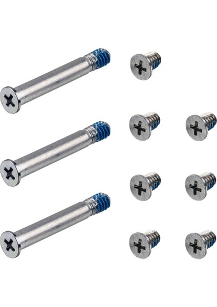 Macbook Pro A1286 A1278 A1297 ile Uyumlu Alt Kapak Vidaları Screw Gümüş