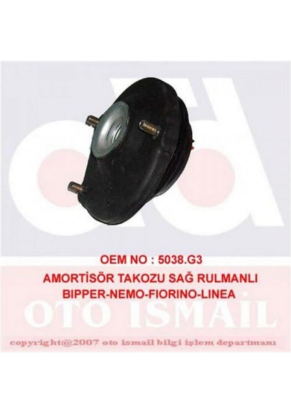 Amortisör Takozu Sağ Bilyali Fiat Fiorino 07-14 Dpmah