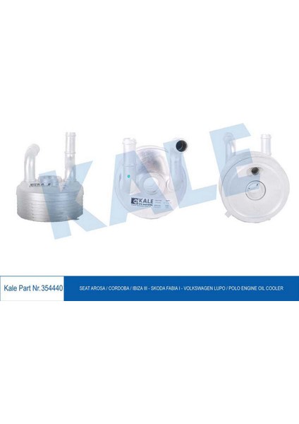 Yağ Soğutucu Soğutucu Seat Arosa-Cordoba-Ibiza Iii-Skoda Fabia I-Volkswagen Lupo-Polo Dpmah
