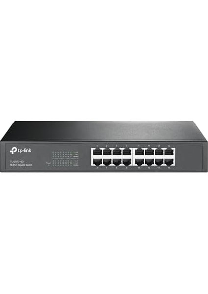 - TL-SG1016D, 16-Port 10/100/1000 Mbps Gigabit Ethernet Switch