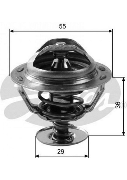 Termostat 82C Fusion 1.4i-1.6i 02 Focus Cmax Ym.-Connect 1.8 Dpmah