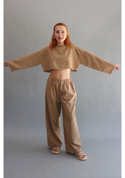 Keten Asimetrik Pantolon