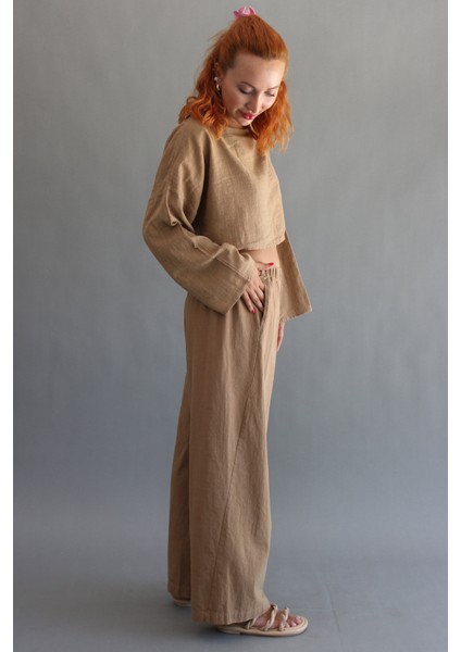 Keten Asimetrik Pantolon