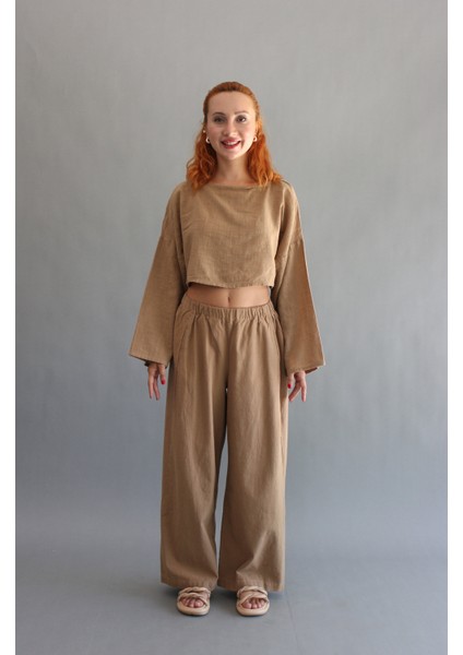Keten Asimetrik Pantolon