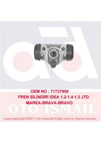 Fren Silindiri [ Fiat Idea 1.2/1.4/1.3 Jtd, Marea, Brava, Bravo ] Dpmah