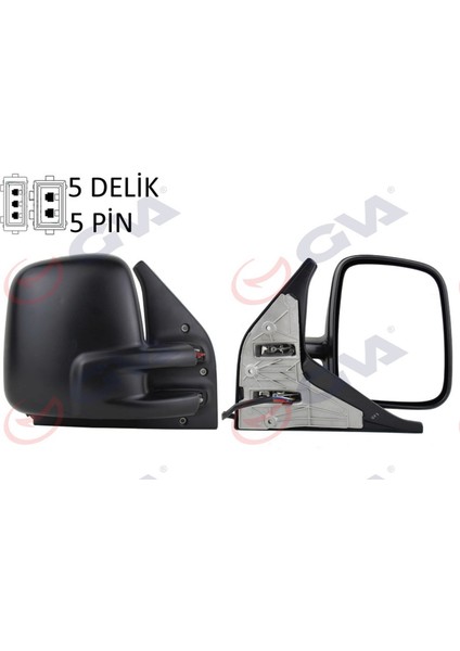 Diş Dikiz Aynasi Sağ Transporter T4 96 Elektrikli Isitmali Konveks VM-186EHR Dpmah