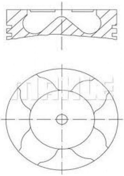 Piston Segman 82.00 mm (+0.40) Bravo/stilo - Vectra.astra Z19 Dth- Dtj Dpmah