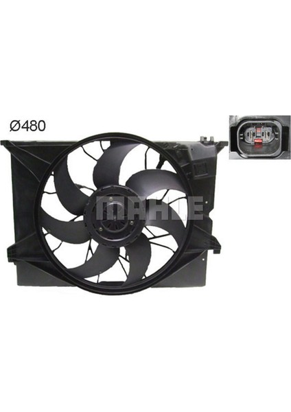 Radyator Fani Komple Mercedes S-Class W221 05 13 Dpmah