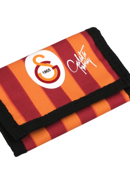 Galatasaray Lisanslı Çubuklu Kumaş Cüzdan / 24522