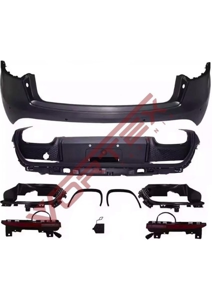 Porsche Macan 2023- 2023- Arka Tampon Seti Uyumlu Oem No: