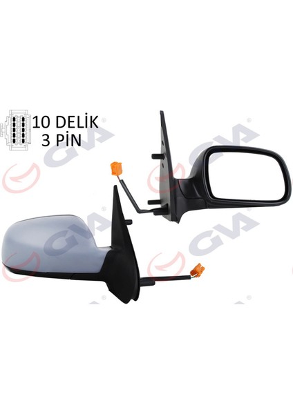 Diş Dikiz Aynasi Sağ Xsara 03 Elektrikli Isitmali Astarli Konveks 3 Fiş VM-6146EPSR Dpmah