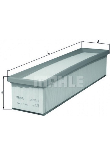 Hava Filtresi Mercedes C-Class OM626 W205 S205 14 18 Dpmah