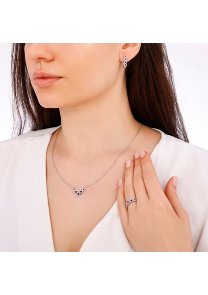 0.67 Karat Safir Pırlanta Kolye fırsatları