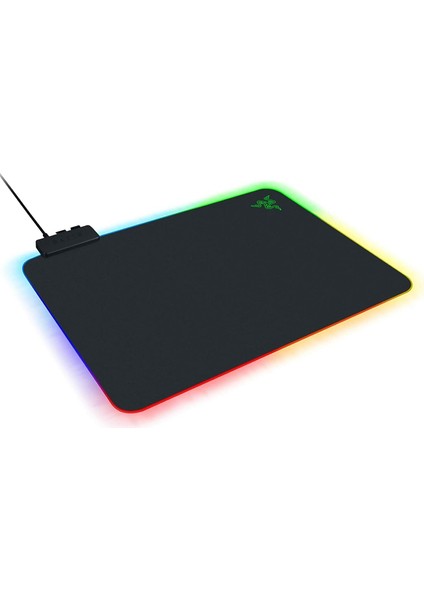 Firefly V2 - Oyun Fare Altlığı (Mikroyapılı Yüzeyli Oyun Fare Altlığı, Kablo Montajı ve Rgb Aydınlatma) Siyah
