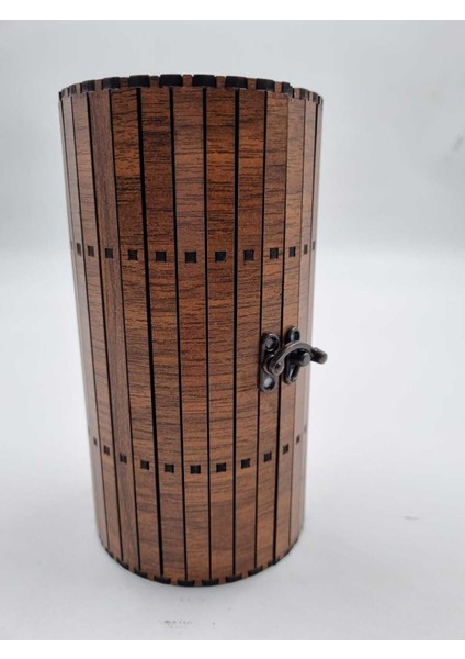 Elite Ahşap Lazer Kesim Dekoratif Sandık Kutu 17 cm x 9 cm x 8 cm 1 Adet