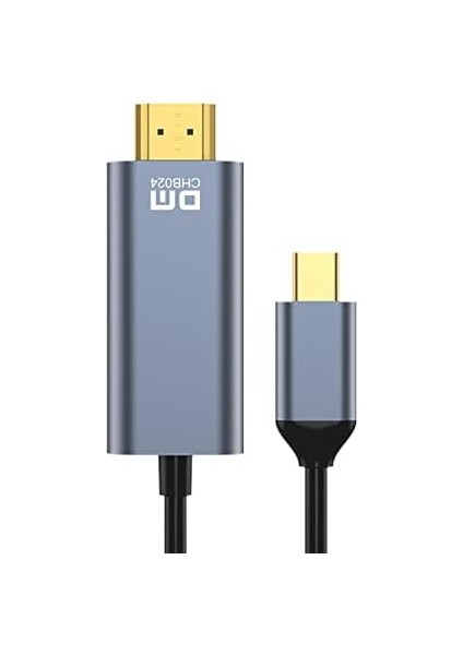 CHB024 Type-C To Erkek HDMI 4K 30Hz Dönüştürücü Kablo 1.8 Metre