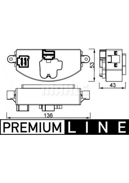 Klima Fan Regulatoru Mercedes W176 W246 C117 Dpmah