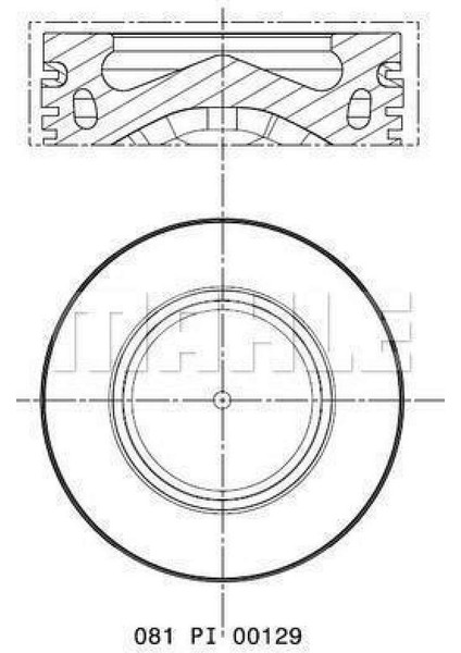 Piston Segman 84.50MM Bmw N47 D16 F20 Mini R55 R56 R57 R60 R61 Dpmah