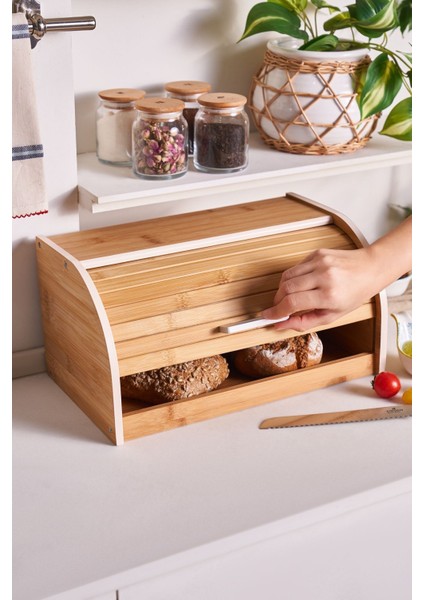 Elite Aksel Bamboo Ekmek Kutusu 38 cm 1 Adet modelleri