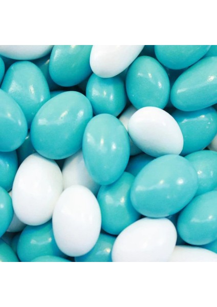 Mavi Beyaz Karışımı Badem Draje 500 gr