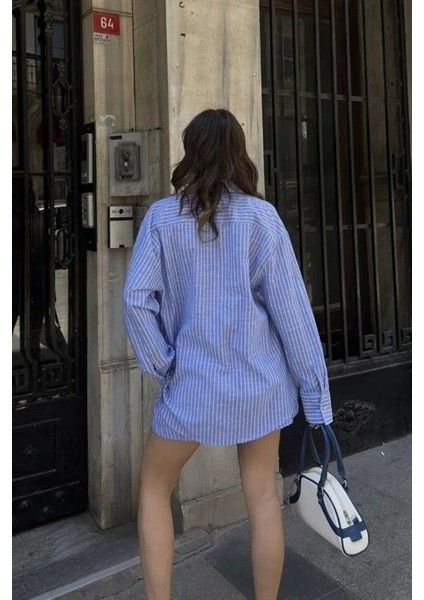 Stacy Çizgili Şort Takım 9801-0025 fırsatları