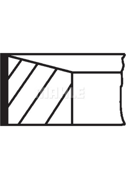 Segman Std 80.00MM Mercedes OM622 OM626 W205 W447 Dpmah