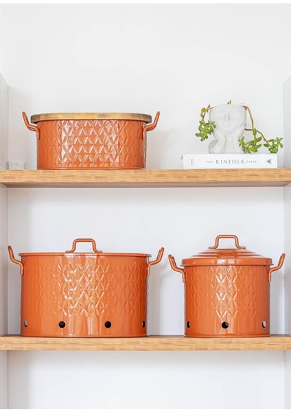 Elite Prizma Ekmek Saklama Kabı Terracota 40X22X18 cm 1 Adet modelleri