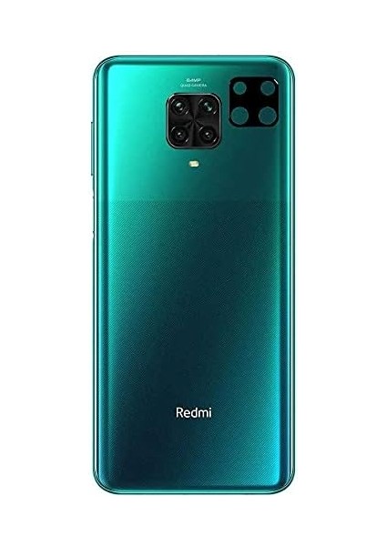 Xiaomi Redmi Note 9 Pro ile Uyumlu 3D Kamera Lens Koruma Z-Panoply Tam Kaplayan Kamera Koruma Siyah